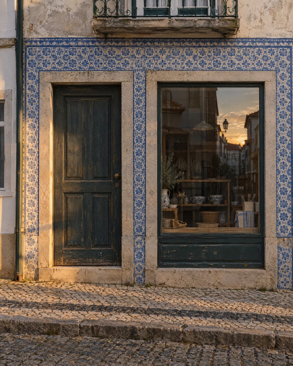 Fachada de uma loja de bairro